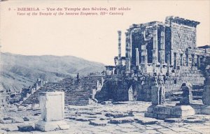 Algeria Djemila Vue du Temple des Severe