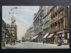 GLASGOW Sauchiehall Street shows P&P CAMPBELL DYE SHOP c1905 PC by Valentine