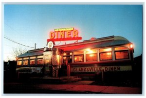 St. Decorah Iowa IA Postcard Clarksville Diner Restaurant c1950's Vintage