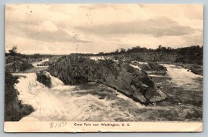 1907 Great Falls  Near    Washington DC  Postcard