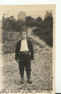 Real Photo Postcard - Of a Young Boy - Ref TZ8167