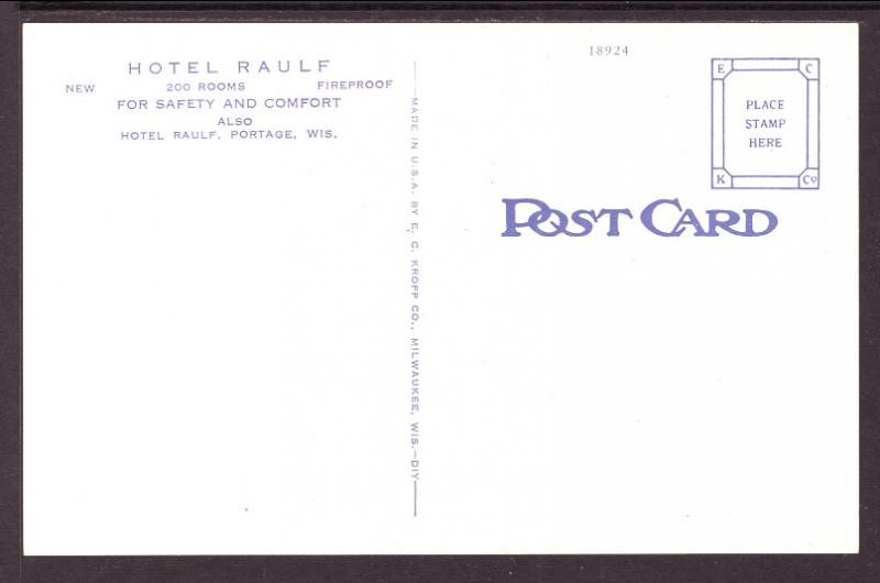 Hotel Raulf,Oshkosh,WI