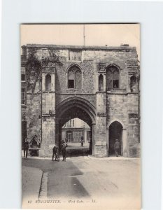 Postcard West Gate Winchester England