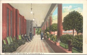 Original 1921 Antique Postcard CLIFTON SPRINGS SANITARIUM - New York