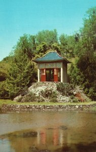 Chinese Garden & Temple of Buddha Avery Island Louisiana LA Vintage Postcard