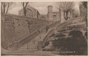 Suffolk Postcard - Church Steps From Pudding-Moor, Beccles   RS23568