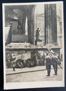 Mint WW 2 Germany Real Picture Postcard NSDAP Monument to Soldiers