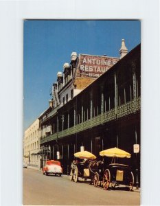 Postcard Antoine's Restaurant on St. Louis Street, New Orleans, Louisiana