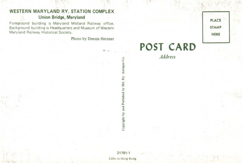 Western Maryland Railway Station Complex,Union Bridge,MD