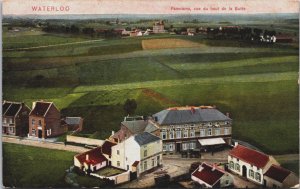 Belgium Waterloo Panorama Vue Du Haut De La Butte Vintage Postcard C119