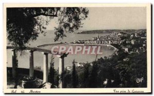 Old Postcard Menton Garavan View From Jack