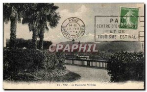 Old Postcard La Chaine Pau Pyrenees