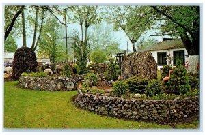 1972 Rock Garden Portion Of Alturas Park Alturas California CA Antique Postcard