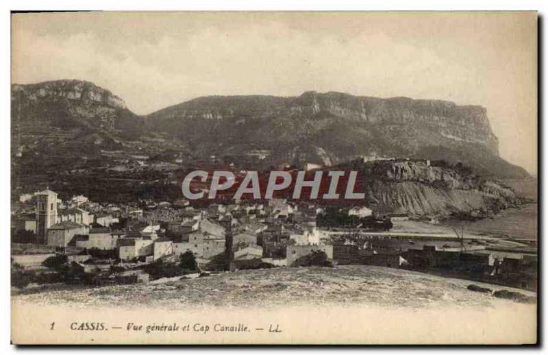 CPA Cassis Vue generale et Cap Canaille