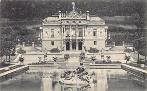 Germany Koenigsschloss Linderhof Castle vintage postcard