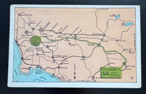 Gilman’s Relief Hot Springs San Jacinto California Route Map Road Trip 1931(a3)