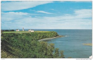 Scenic View of the Lighthouse, Scalped Edge, Gaspe Nord, Quebec, Canada, PU-1988