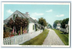 c1940s Centre St. Sconset Nantucket Island Massachusetts MA Unposted Postcard