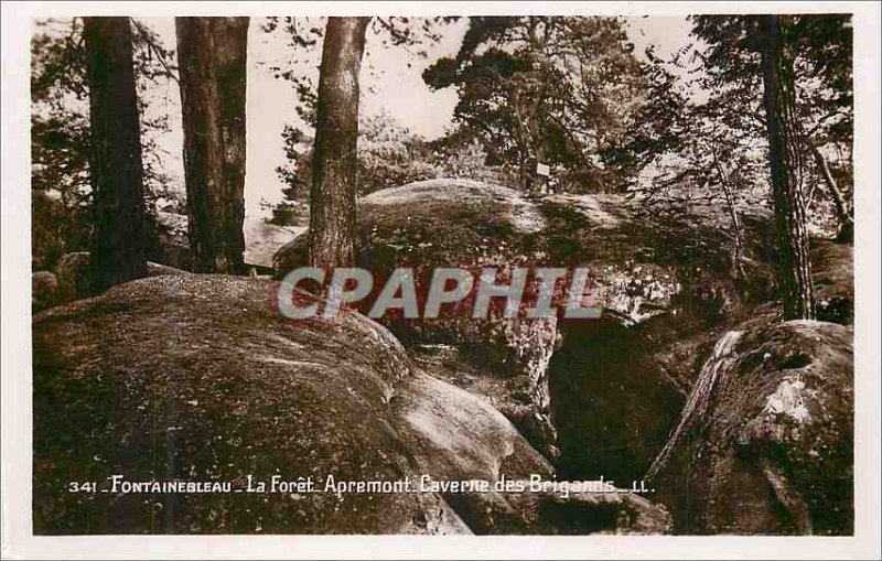 Modern Postcard Fontainebleau La Foret Apremont Cave of brigands