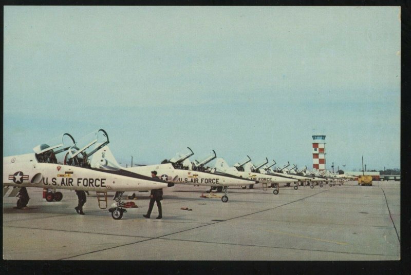 AL USAF Military CRAIG AIR FORCE BASE T-38 AL ALABAMA Postcard 