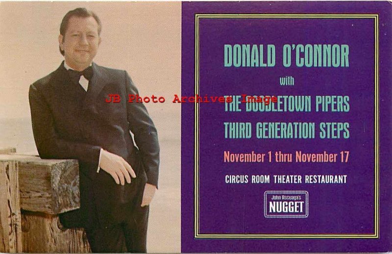 NV, Reno, Nevada, John Ascuaga's Nugget, Donald O' Connor