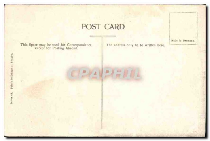 Old Postcard The Sydney Hospital