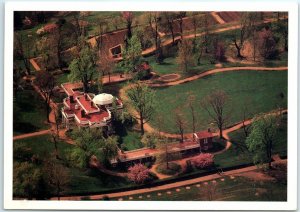 Aerial View of Monticello and the Grounds - Albemarle County, Virginia