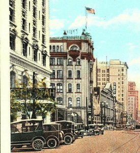 Main Street Looking South Salt Lake City UT Vintage Postcard Standard View Card 