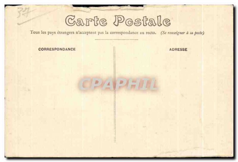 Old Postcard Azay le Rideau Chateau West Facade