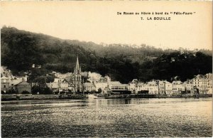 CPA De ROUEN au HAVRE a bord du Felix-Faure - La BOUILLE (105434)