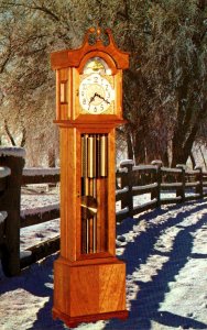 Advertising Spirit Of '76 Grandfather Clock Kuempel Chime Cl...