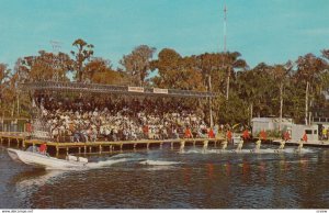 Cypress Gardens , Florida , 1950-60s ; Waterskiing