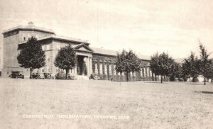 Vintage Postcard 1910's Connecticut Prison Reformatory Institution Cheshire RPPC