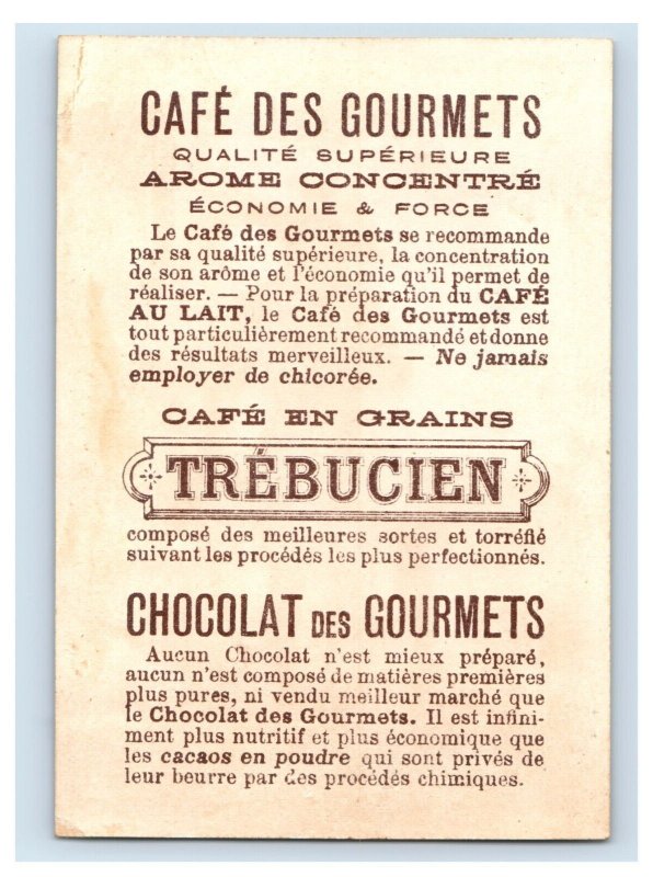 1880s-90s Trébucien Gourmet Chocolate Country Of Haiti F158