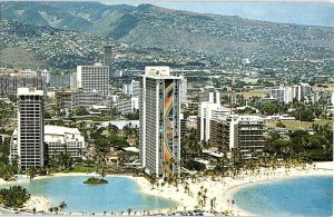 Postcard HOTEL SCENE Waikiki Hawaii HI AI9793