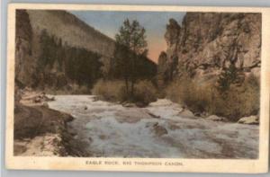 Old Postcard-Eagle Rock..Big Thompson Canon..Colorado