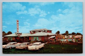 The Driftwood Motel Jacksonville Beach Florida Vintage Unposted Postcard