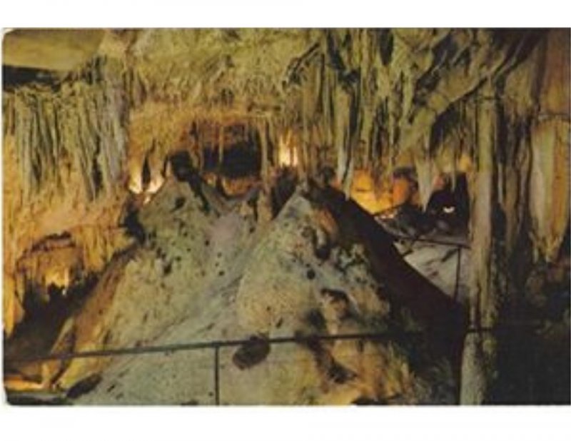 Postcard The Onyx Chamber in Mammoth National Park Cave Kentucky.