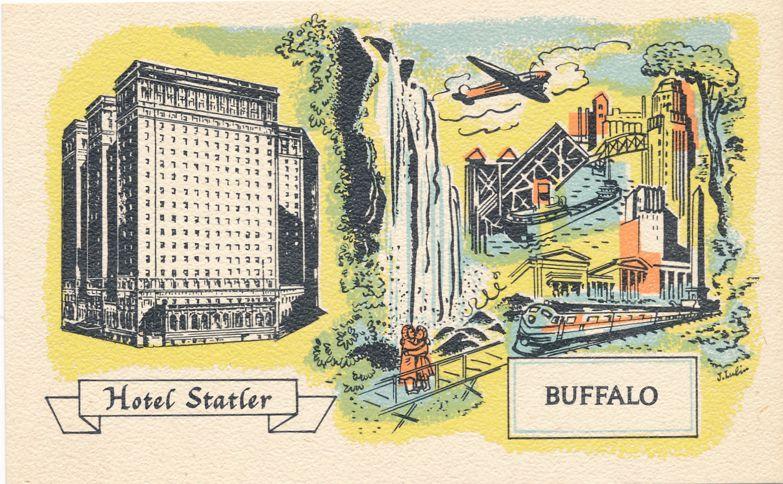 Hotel Statler 1100 Rooms with Bath in Downtown Buffalo NY, New York - Linen