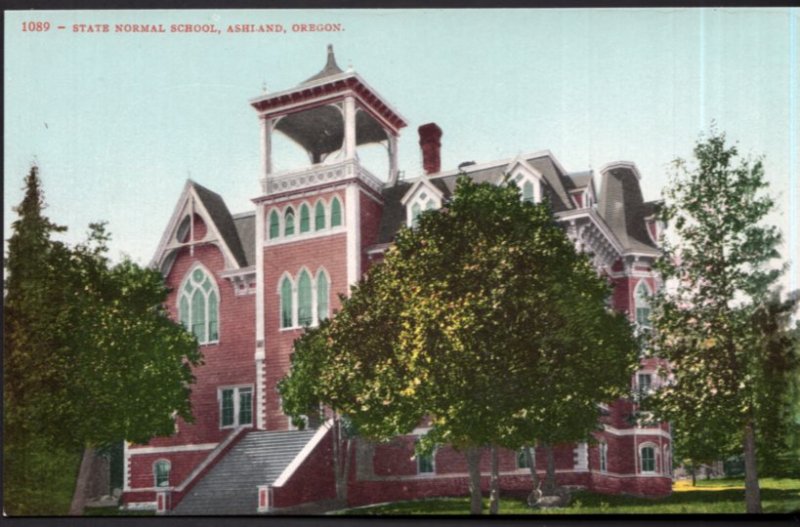 Oregon ASHLAND State Normal School Published by Edward H. Mitchell Divided Back