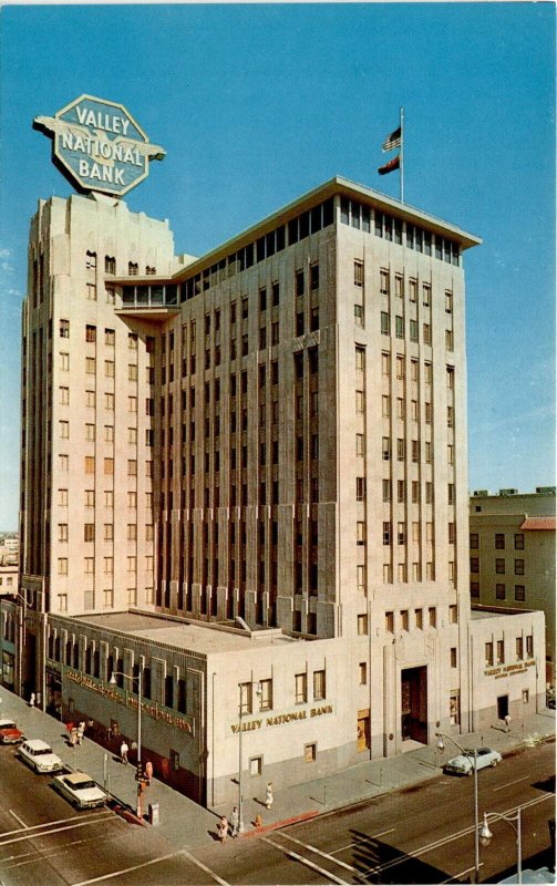 Valley National Bank Home Office Building, Phoenix, Arizona, Rocky Postcard