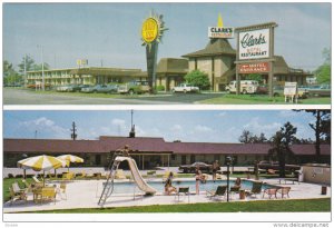 SANTEE, South Carolina, 1940-1960´s; Quality Inn Clark´s And Restaurant, Sw...