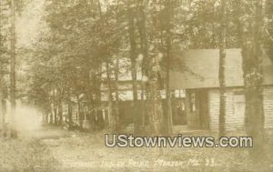 Real Photo, Indian Point in Monson, Maine