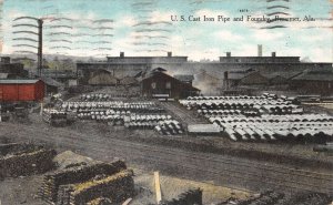 Bessemer Alabama US Cast Iron Pipe and Foundry Vintage Postcard AA109410