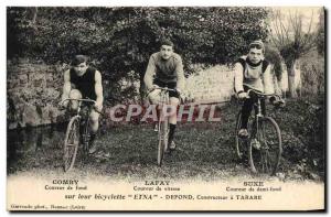 Old Postcard Velo Cycle Cycling Comby distance runner Lafay Runner Runner spe...