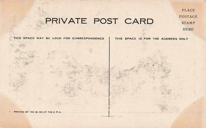 c1907 Private Postcards Famous Buildings Views by Blind CPI Washington DC P278