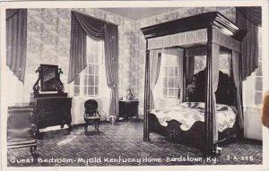 Kentucky Bardstown Guest Bedroom My Old Kentucky Home 1950 Real Photo RPPC