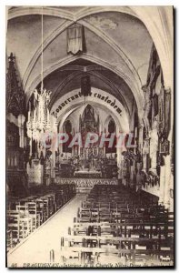 Postcard Draguignan Old Chapel Interior Our Lady of the People