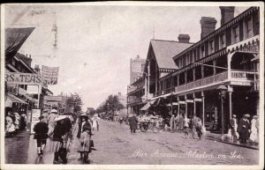 Clacton on Sea Pier Ave 1906 Used Postcard