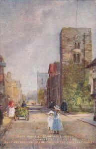 England Oxford Saxon Tower Of St Maichael's Church Cornmarket Street